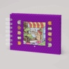Livro de Colorir Bobbie Goods – Capa Corações Roxo