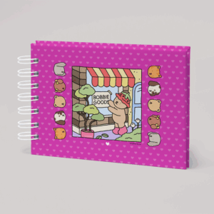 Livro de Colorir Bobbie Goods – Capa Corações Rosa Pink