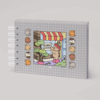 Livro de Colorir Bobbie Goods – Capa Quadriculada cinza