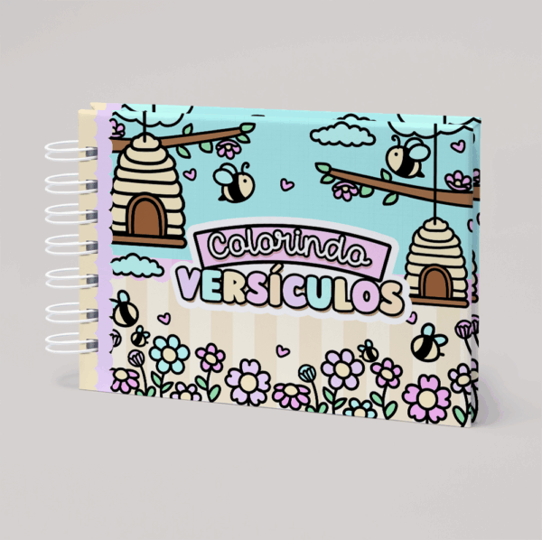 Livro de Colorir Versículos – Capa Abelha
