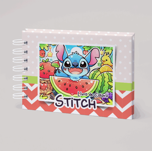 Livro de Colorir Sticth – Capa Frutas
