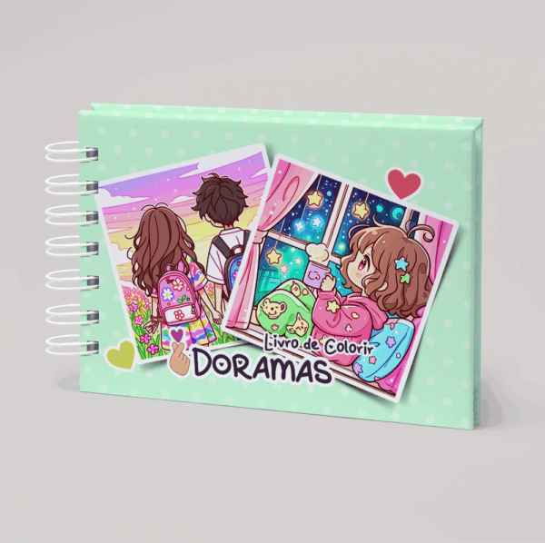 Livro de Colorir Dorama – Capa Verde