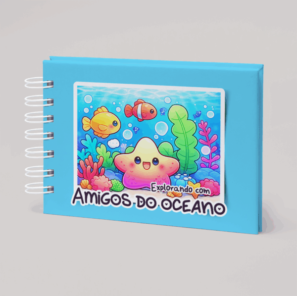 Livro de Colorir Oceano – Capa estrela