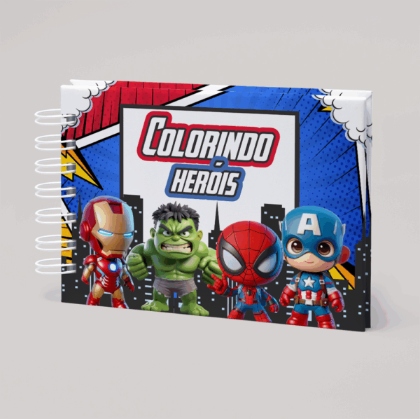 Livro de Colorir Heróis