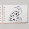 Livro de Colorir Cachorrrinho – Capa Kawaii Verde - Image 4