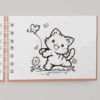 Livro de Colorir Gatinho – Capa Kawaii azul - Image 4