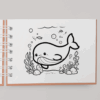 Livro de Colorir Oceano – Capa vários animais - Image 2