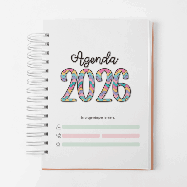 Agenda Collors 2026 – Datado - 3 dias por página - Image 2