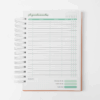 Agenda Agendamento de Serviço – Não Datado - Verde