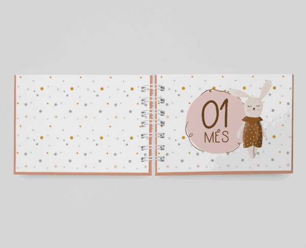 Álbum Mesversário Coelha Menina - Image 3