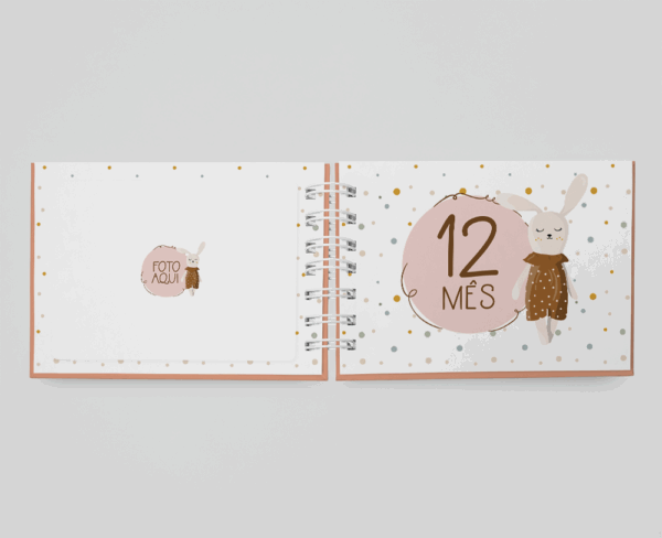 Álbum Mesversário Coelha Menina - Image 8