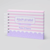 Álbum do Bebê Rosa e Lilás
