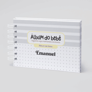 Álbum do Bebê Cinza