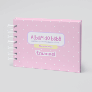 Álbum do Bebê Rosa