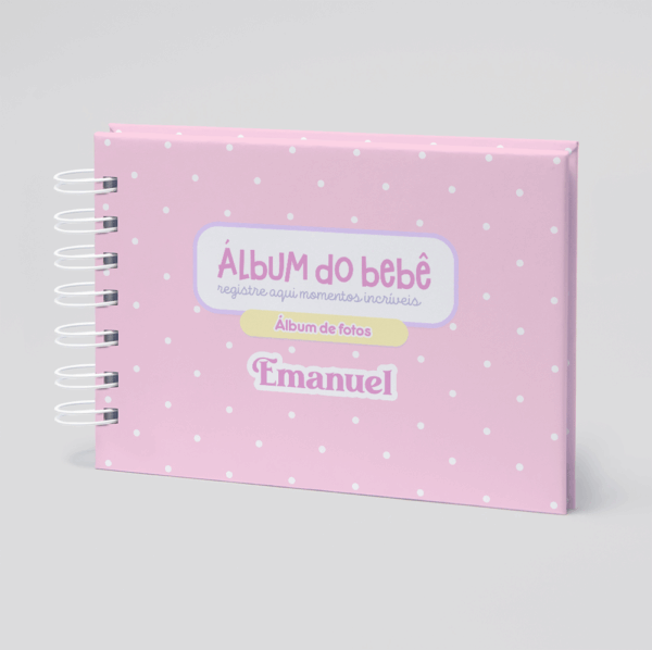 Álbum do Bebê Rosa