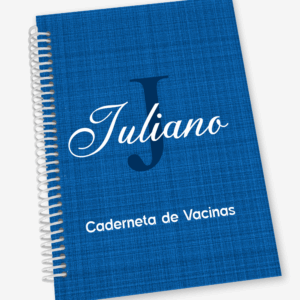 Caderneta de Vacina com Inicial e Nome