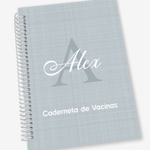 Caderneta de Vacina com Inicial e Nome