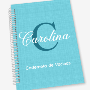 Caderneta de Vacina com Inicial e Nome