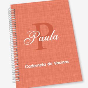Caderneta de Vacina com Inicial e Nome