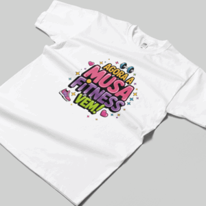 Camisa T-sthirt Musa Fitness - branca