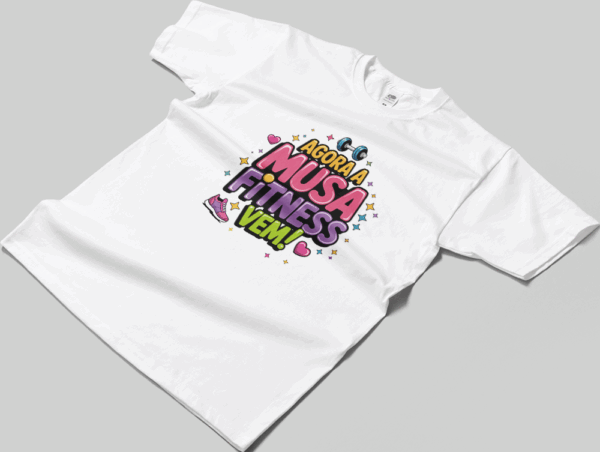 Camisa T-sthirt Musa Fitness - branca