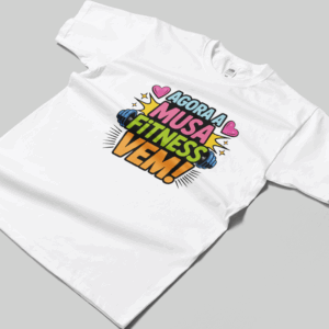 Camisa T-sthirt Musa Fitness - branca