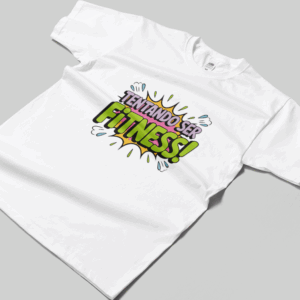 Camisa T-sthirt Tentando ser Fitness - branca