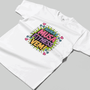 Camisa T-sthirt Musa Fitness - branca