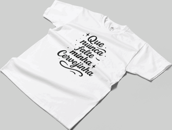 Camisa T-sthirt Cervejinha - branca