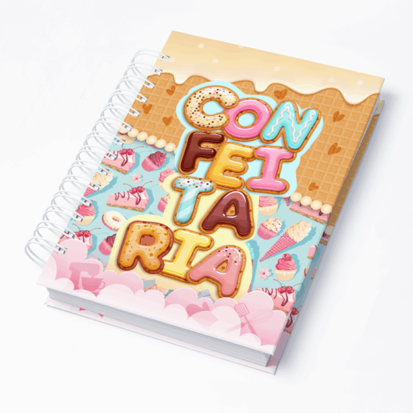 Caderno Confeitaria
