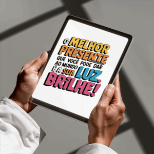 Arte Digital Lettering - Brilhe