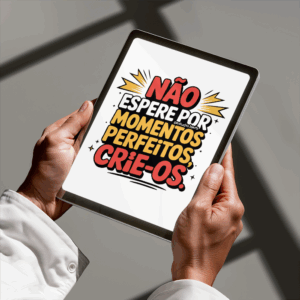 Arte Digital Lettering - Momentos Perfeitos