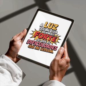 Arte Digital Lettering - Luz