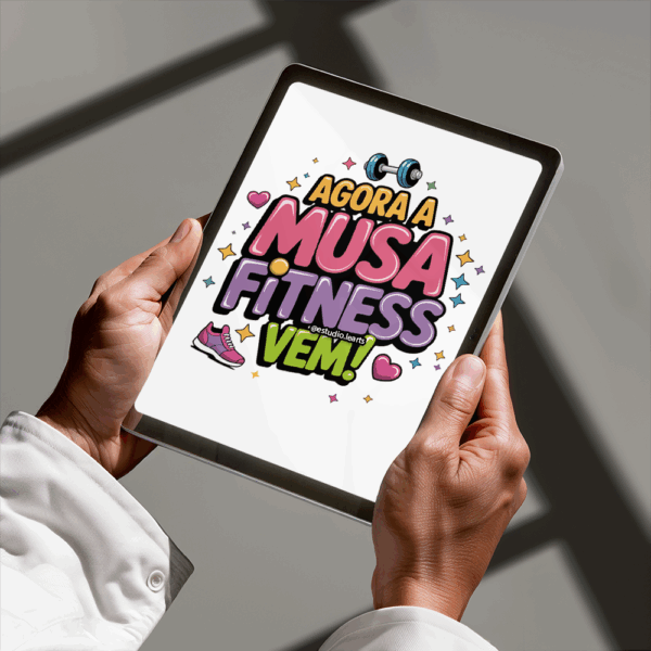 Arte Digital Lettering - Musa Fitness