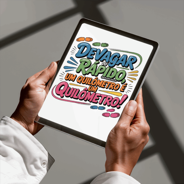Arte Digital Lettering - Devagar ou Rápido