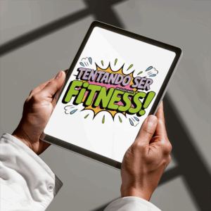 Arte Digital Lettering - Tentando ser Fitness