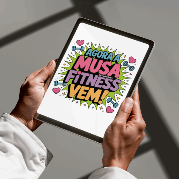Arte Digital Lettering - Agora a Musa Vem
