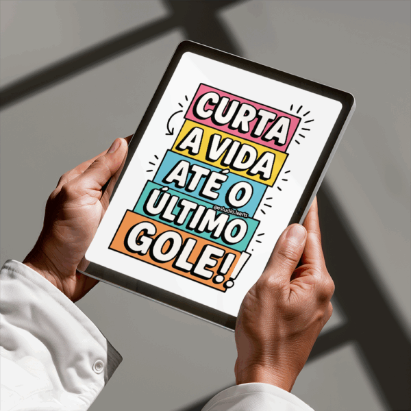 Arte Digital Lettering - Último Gole