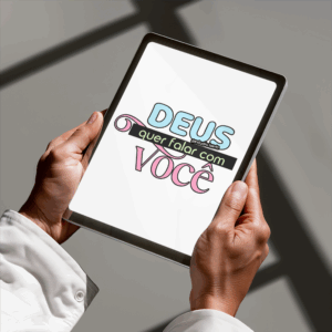 Arte Digital Lettering - Deus quer Fala com Você