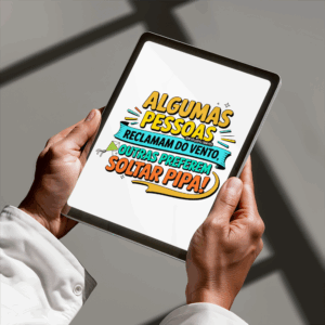 Arte Digital Lettering - Soltar Pipa