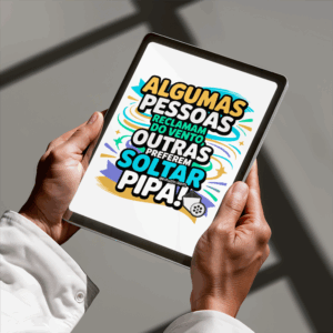 Arte Digital Lettering - Soltar Pipa