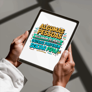 Arte Digital Lettering - Soltar Pipa