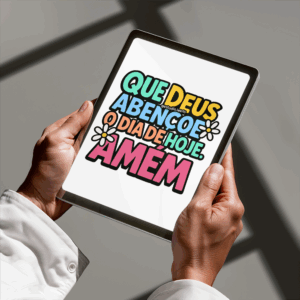 Arte Digital Lettering - Que Deus Abençoe