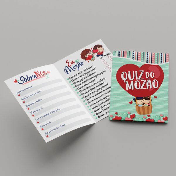 Quiz do Amor 3 versões normal e 3 versões mini – Arquivo Digital