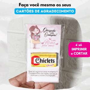 Arquivo Digital – Cartão de Agradecimento Menina