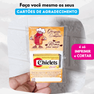 Arquivo Digital – Cartão de Agradecimento HotDog