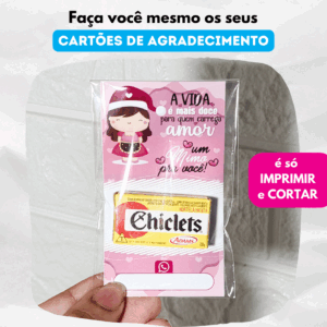Arquivo Digital – Cartão de Agradecimento Confeiteira Natal