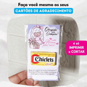 Arquivo Digital – Cartão de Agradecimento Florista