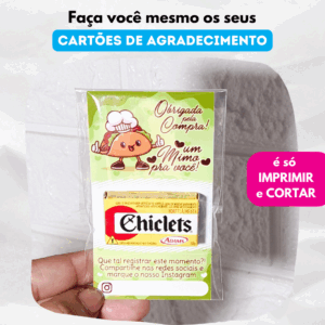 Arquivo Digital – Cartão de Agradecimento Taco