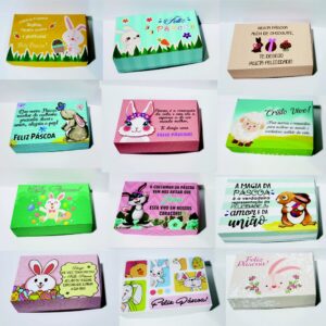 Arquivo Digital – 12 Caixinhas de Páscoa para 6 Doces